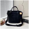 New Versatile Women's Canvas Tote Bag Large Capacity Shoulder Portable Environmentally Friendly Shopping Bag Leisure Art Canvas Bag