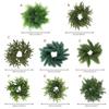 Norfolk Pine Garland Artificial Snow Pine Garland for Christmas Home Table Centerpieces Christmas Candle Rings Wreath