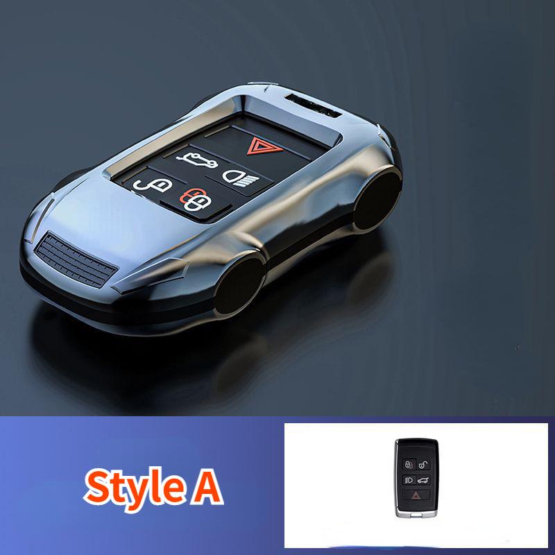 For Jaguar XF XE XJ F-PACE E-PACE E-TYPE D-TYPE F-TYPE X-TYPE ABS Silver Car Key Case Keyless Cover Key Shell Car Accessories
