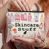 1pc Fashionable Skincare Stuff Travel Cosmetic Bag - Durable Zipper, Odorless, Lightweight Design for Men&Women,for Toiletries