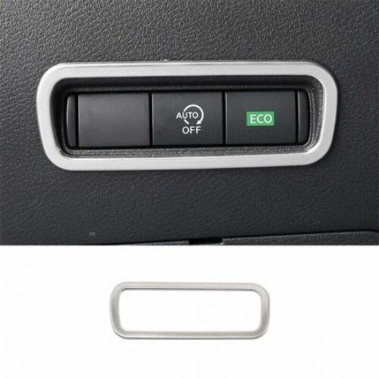Fit For Nissan Altima/Teana - Silver Steel Fuel Saving Switch Cover Trim