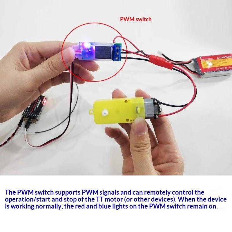 RC Auto Flugzeug Modell Relais PWM Schalter Elektronisches Modul Navigationslicht Controller 1-Kanal Relais Universalschalter