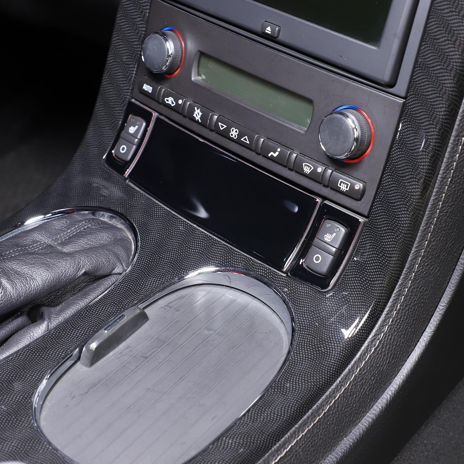 Glossy Piano Black Seat Heating Button Cover Trim Sticker For Corvette C6 05-13