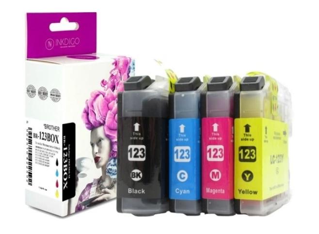 Premium 4-Color High-Capacity Ink Cartridge Pack - Black, Cyan, Yellow, Magenta - Perfect for Professional Quality Printing