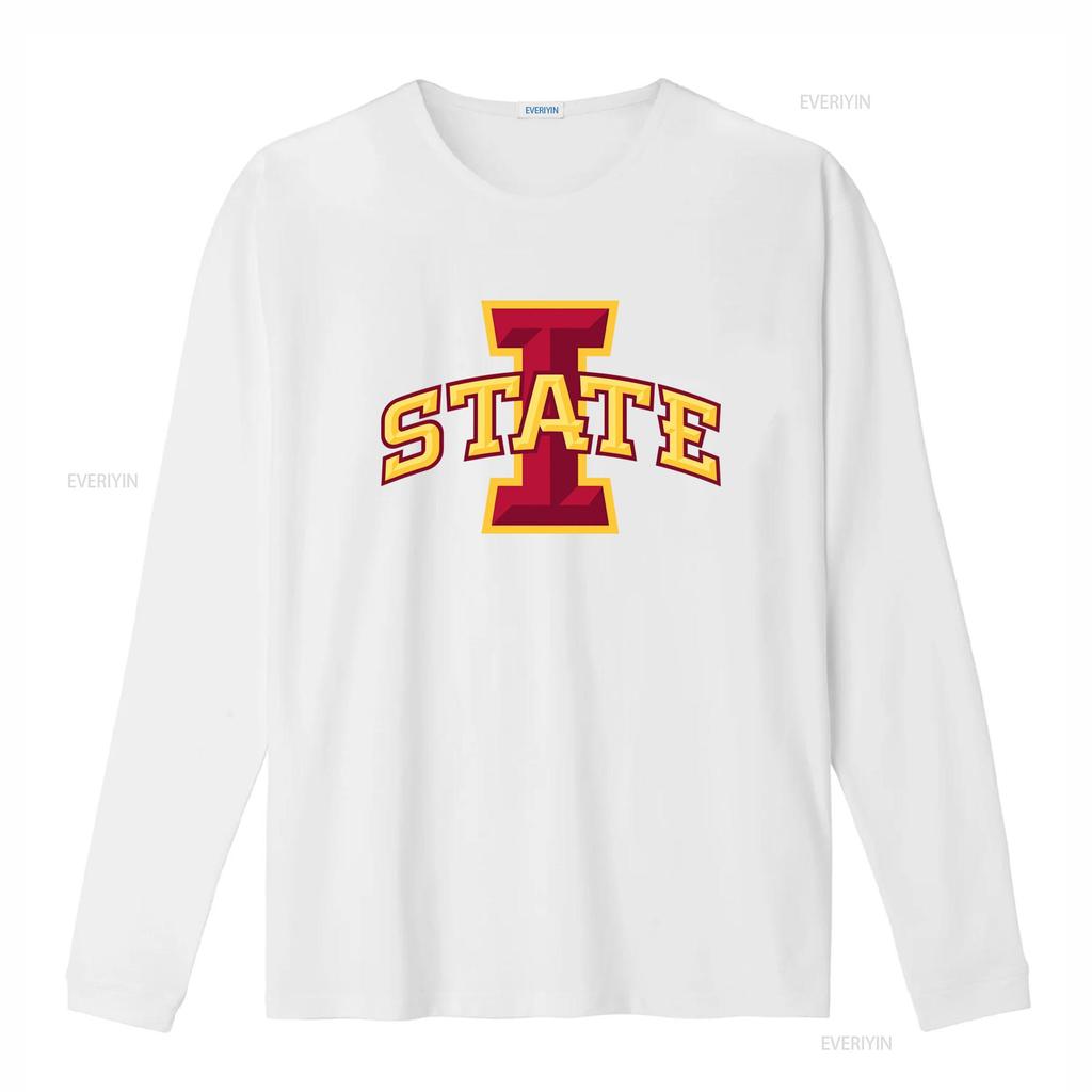 Iowa STATE Koszulka Softstyle Ubrania College'owe Duch Szkoły Fan Stylowy Design vintage Prana Góra Do Codziennego Noszenia z grafiką