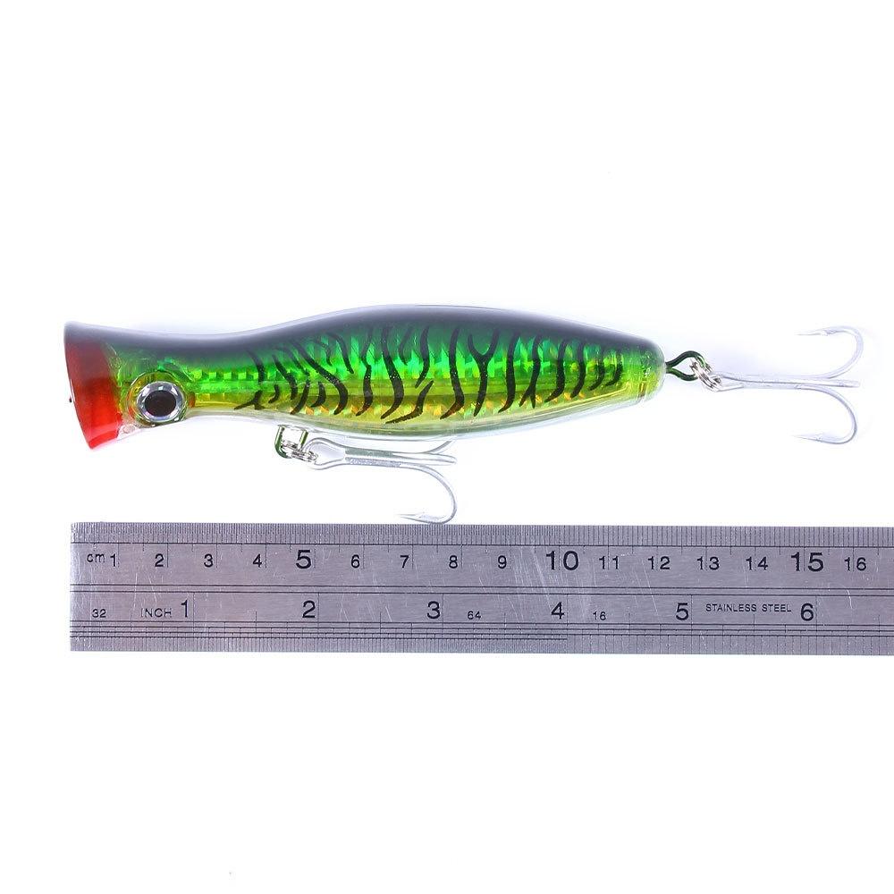 New Model Popper Lure Set for Saltwater & River/Lake Fishing 41g Plastic Artificial Hard Bait Fishing Gear