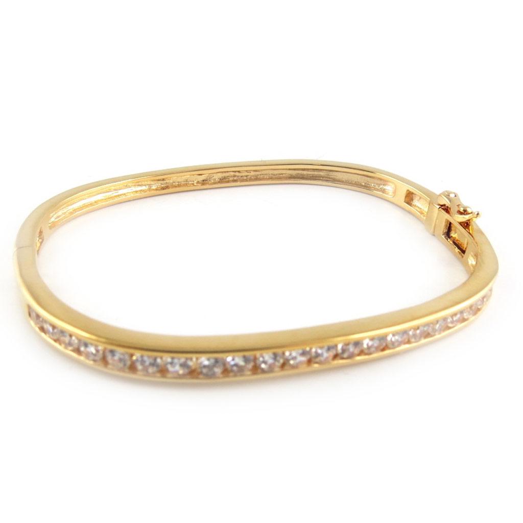 Les Trésors De Lily [F9358] - Gold Plated Bracelet 'Diane'