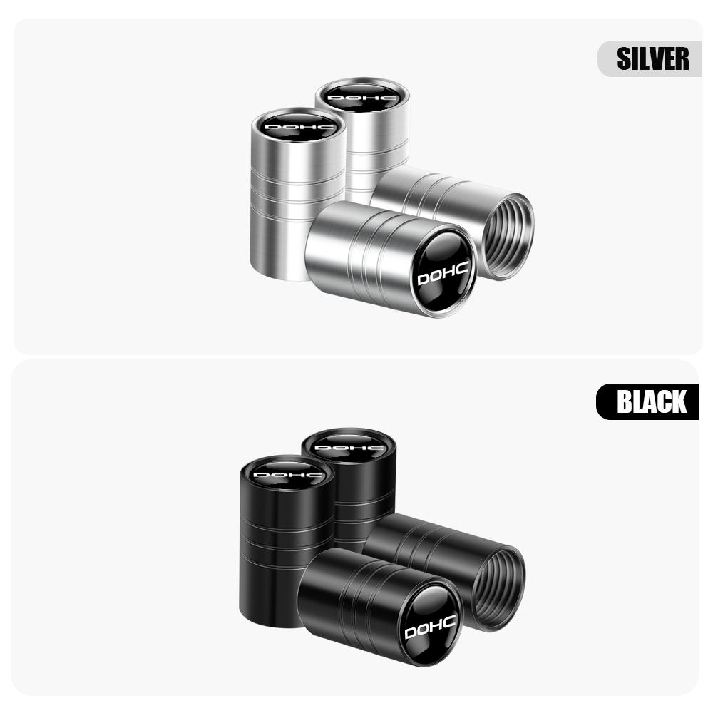 4pcs Car Wheel Tire Valve Caps Air Stem Covers For Honda Civic Accord Fit Jazz Pilot CRV Odyssey Passport City Shuttle HRV Vezel