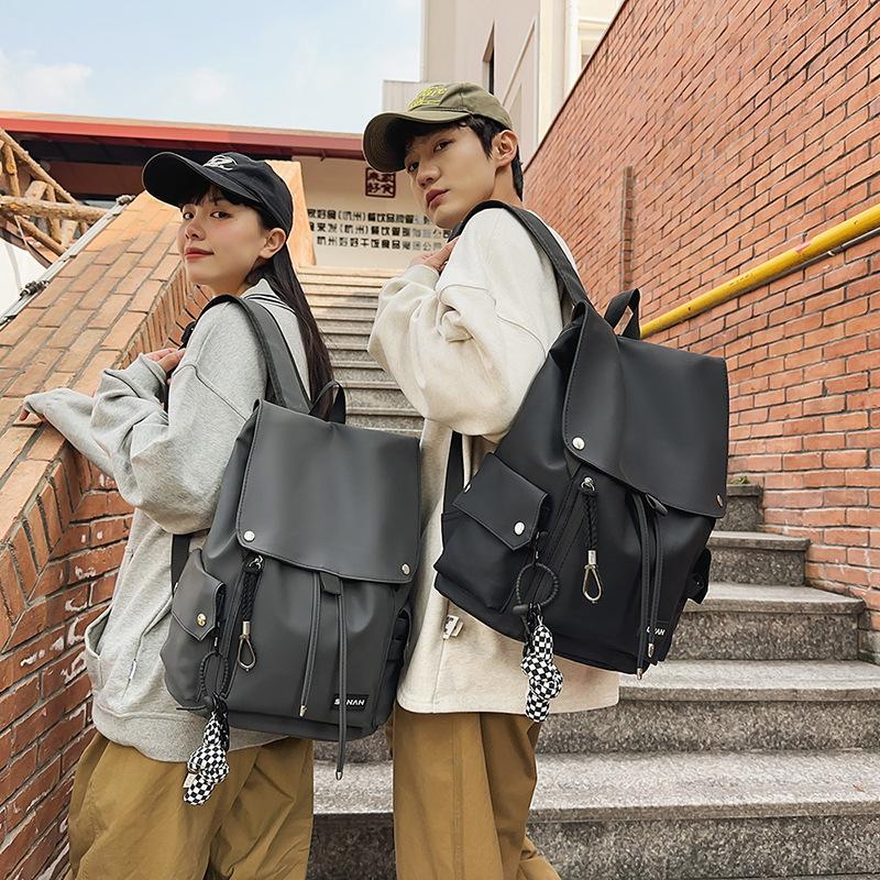 Schoolbag schoolbag male high school student college student trendy brand large capacity backpack computer bag versatile backpack lightweight spine