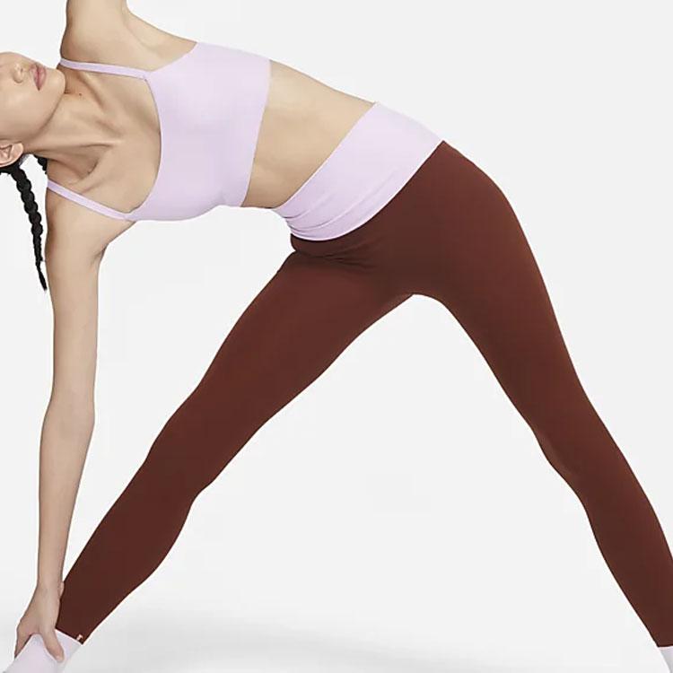 Nike 7/8 High Waist Color Block Leggings Women Leggings Red DM6997-217