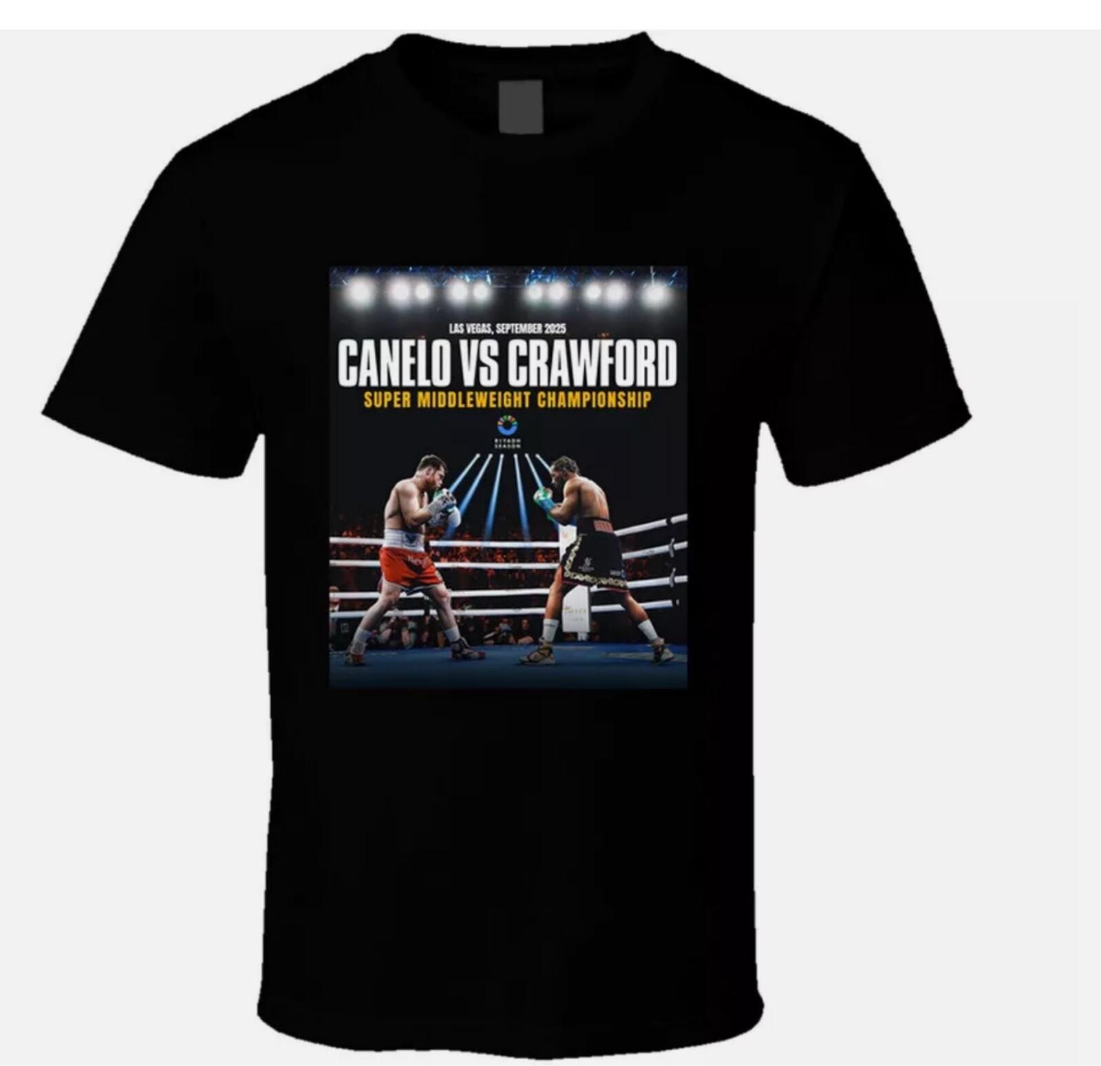 

26 Canelo Alvarez Vs Terence Crawford Boxing Match Fan T Shirt Unisex T-Shirt S разноцветный