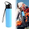 Leakproofs Silicone Foldable Water Bottles Light weights Folding Water Bottles