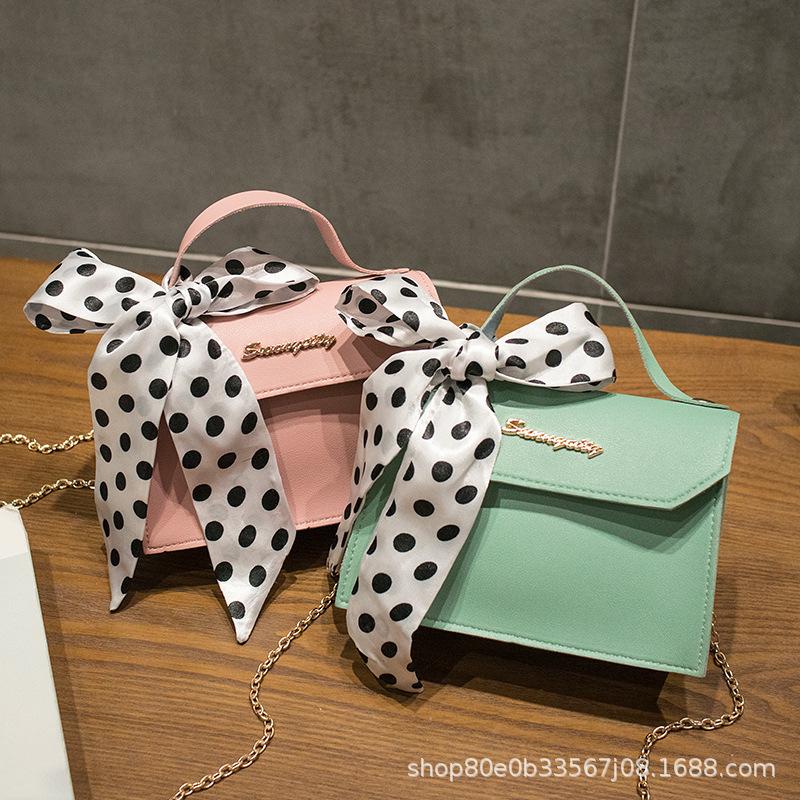 Silk Scarf Handbag Women Handbags2025 Small Bag Women Wholesale Korean Version Women Messenger Bag