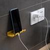 Toothbrush Holder Fashion Creative Self Adhesive Wall Powerful Adhesive Power Plug Hook Socket Phone Holder for Indoor