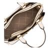 MICHAEL KORS REED Logo Gold Hardware Cowhide Shoulder Crossbody Handbag Small Women's Creamy White