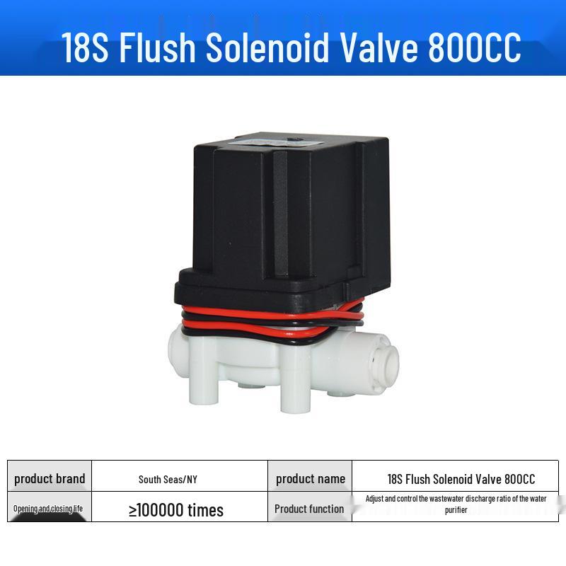 Universal Water Purifier Solenoid Valve: 2-in-1 Inlet and Wastewater Flushing Valve