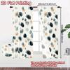 Flat Printing Curtains Without Rod Floral Leaf Design April Fools Is Day Holiday Prints Sheer Set Of 2 Made Polyester