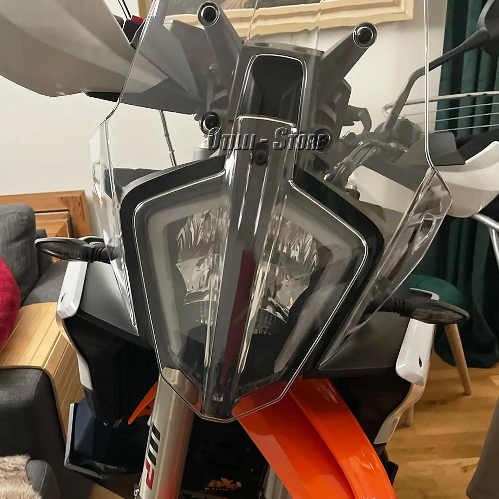 2023 2024 Motorcycle Accessories Headlight Protector Guard For 890 ADV Adventure 790 ADVENTURE Head Light Protection Cover