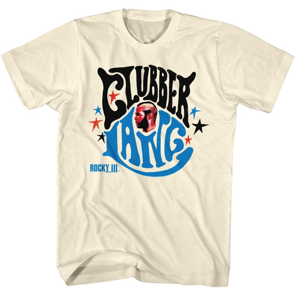 Rocky III Movie Clubber Lang Profile Photo Colorful Stars Men T Shirt XL