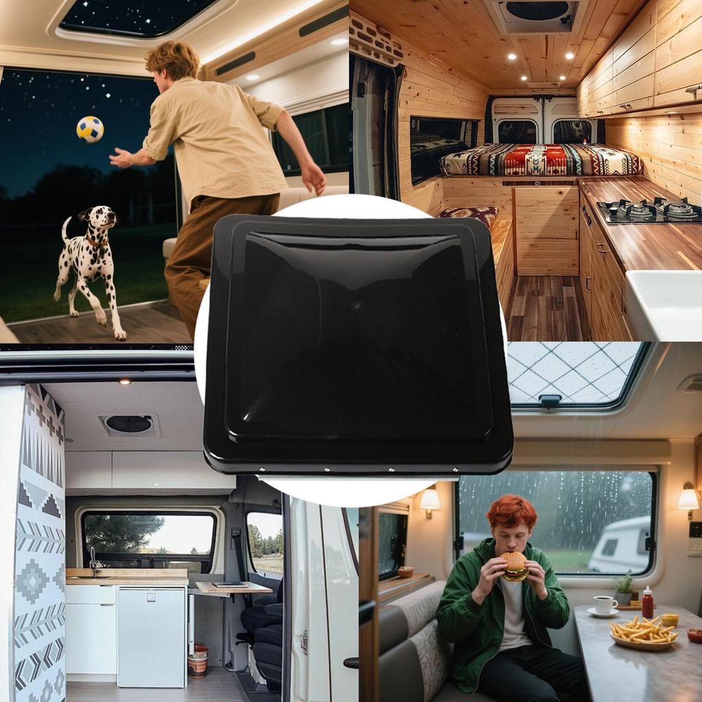 Enclosed Trailer Roof Vent Van Ventilation Hood 14 Inch Waterproof Ventilation Roof Vent For Summer Winter Trailer Motorhome