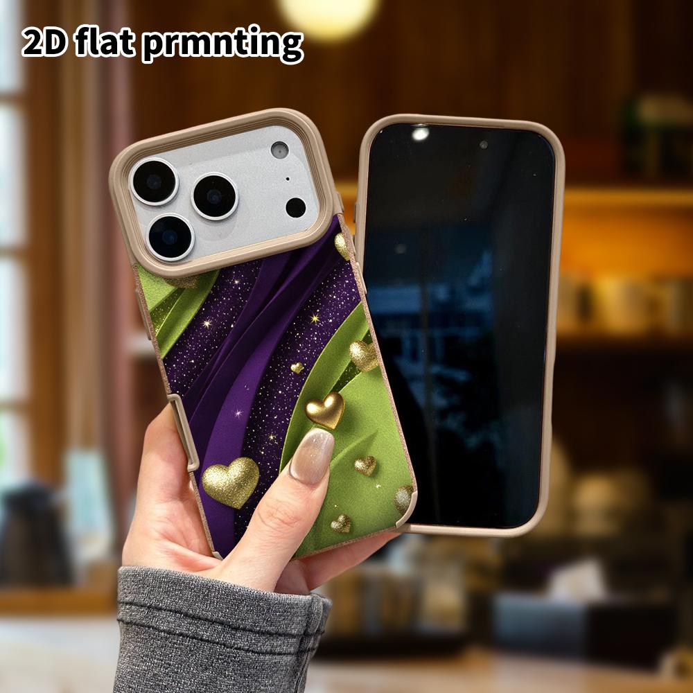 Phone Case: Lambskin 2D Flat Samsung Galaxy A34 A35 M05 M06 S20 S22 S21 FE Plus 5G Protective Case, Satin Heart, Christmas and Halloween Gift