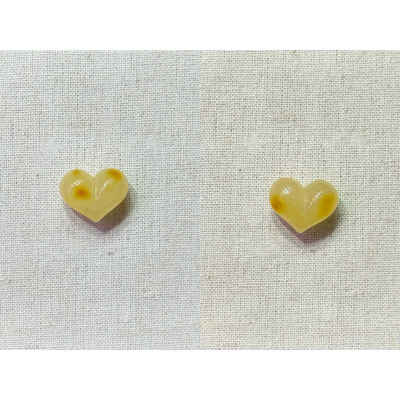 

Shangxin Natural Beeswax Heart Fart Peach Lovely Heart-Shaped Exquisite DIY Xiaoke Matching Bracelet Carrying Strap Fart peach Heart 18.6*14.3*10.8mm
