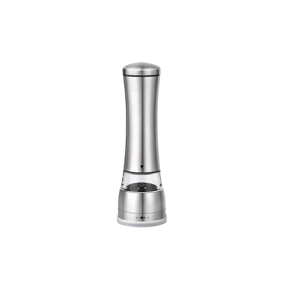 Maomiyoupin Stainless Steel Pepper Grinder, Manual Pepper Mill, Black Pepper Powder Maker, Peppercorn Grinder, Sea Salt Shaker