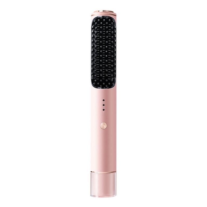 

Multifunctional Hair Styler Hair Styling Brush Hair Straightener Hair Straightener Brush Curling Iron Comb Alloy Texture 1