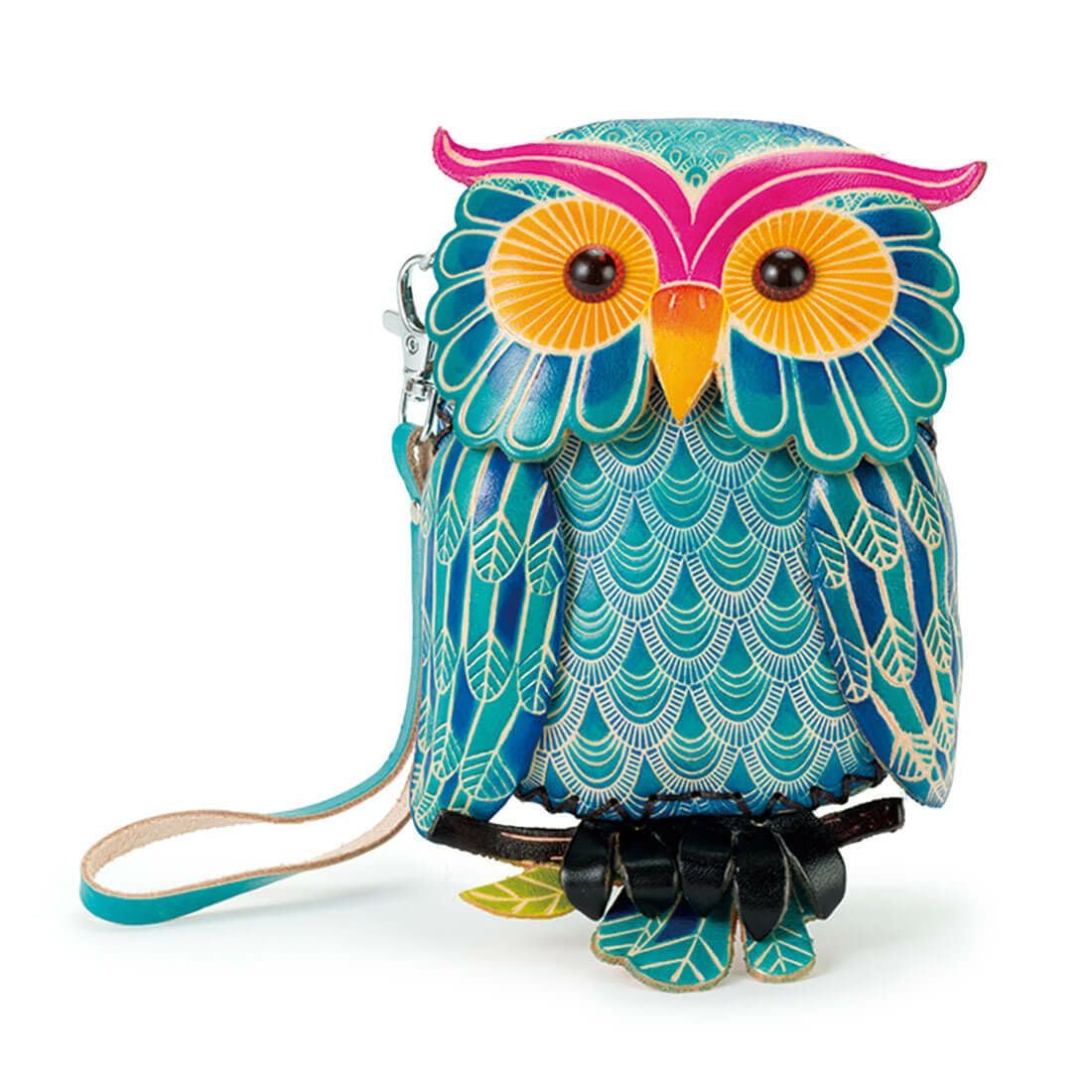 

Косметичка Barcos с мотивом совы (Большой размер) Аксессуарный чехол из коровьей кожи, Кошелек для мелочи, Ключница, Фукуро (Фукуро) Дизайн, Счастливый Амулет, Популярный Подарок,