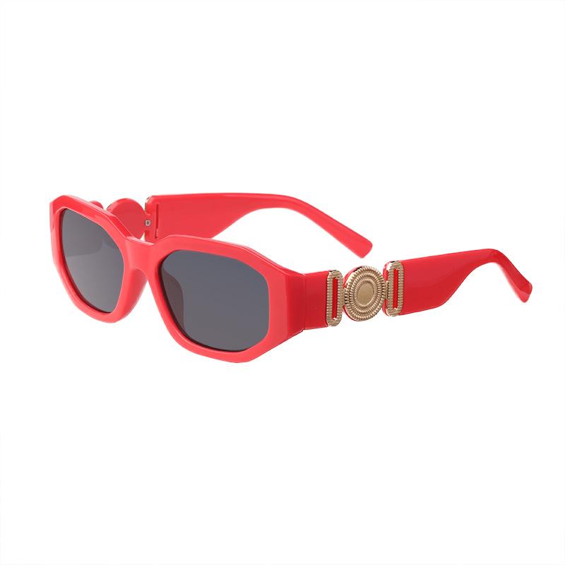 JYL TS Unisex Small Square - Human-Shaped Polygon Trendy Shades 8723