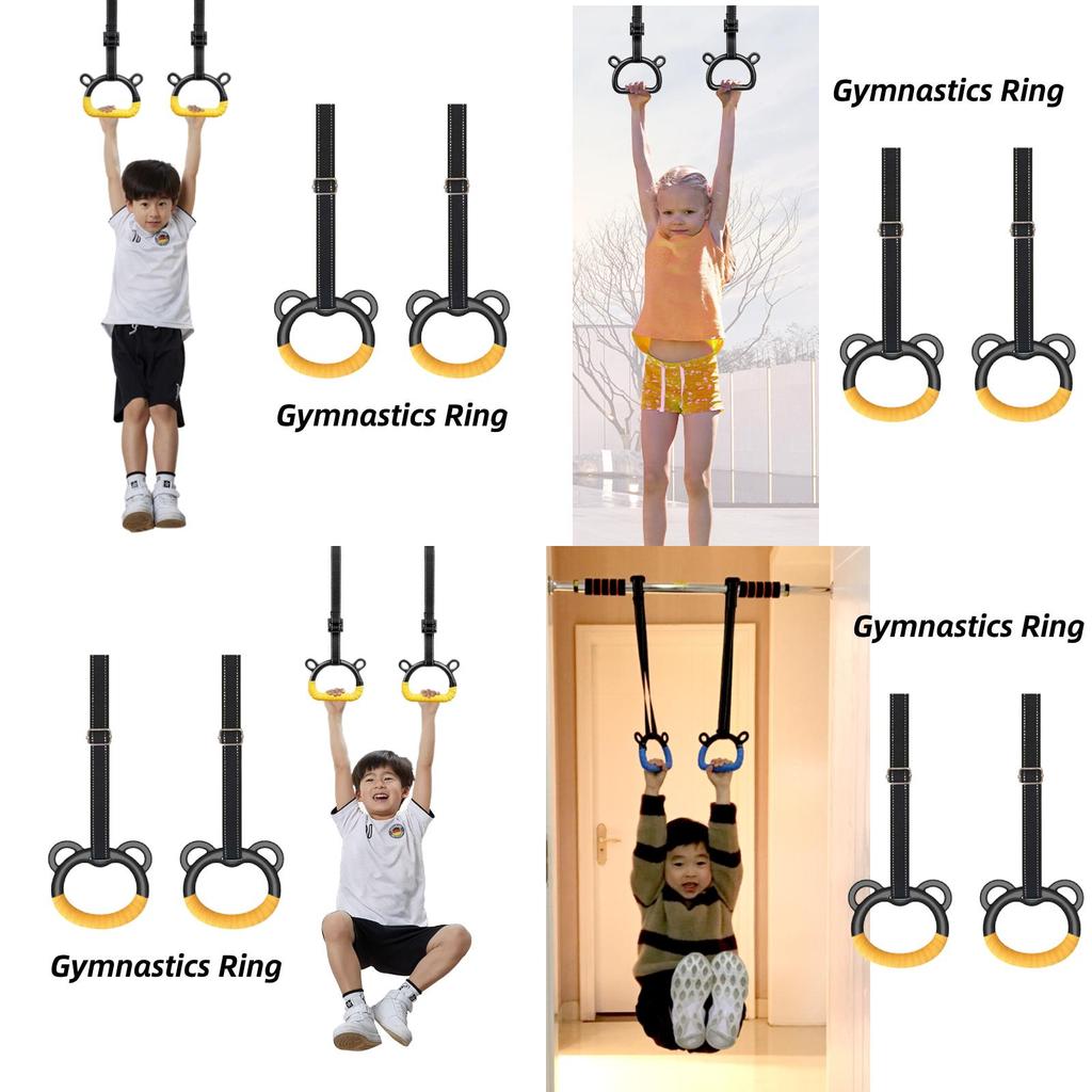 Durable And Sturdy Children's Fitness Rings For Bodybuilding And Sports Training
