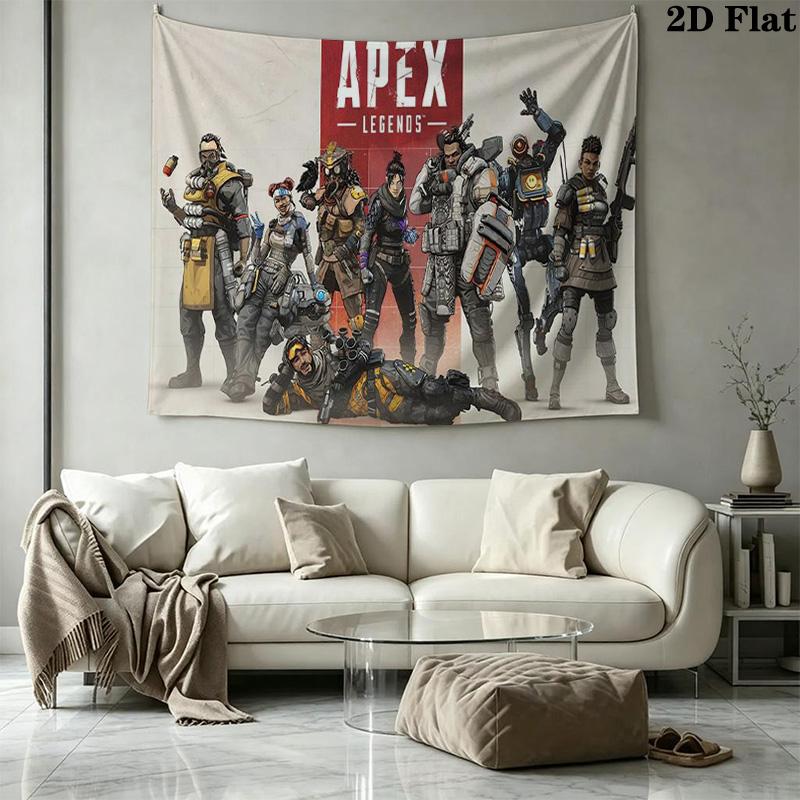 Apex Legends Wall Tapestry Aesthetic Wall Hanging Printed Fabric Blanket Decorative Tapestries for Bedroom Living Room Home Decor