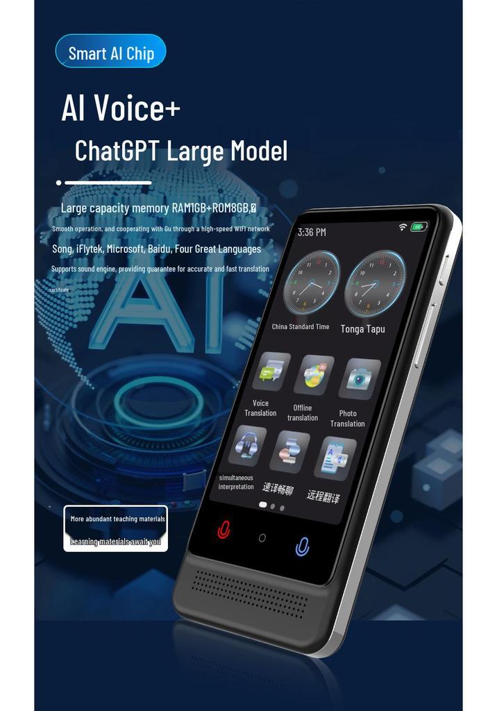 M12 Smart Voice Translator: Multilingual Tool for Learning, Travel, Trade, Dialogue, and Photography.
