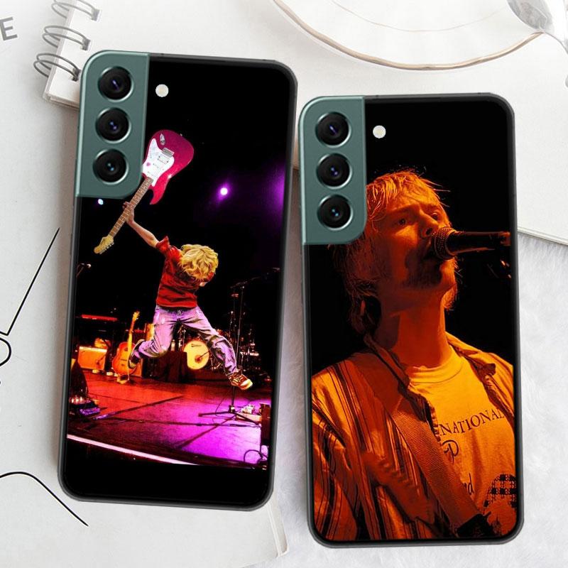 Retro Singer Kurt Cobain Phone Case For Samsung A15 A25 A35 A55 Galaxy A12 A22 A32 A52 A72 A54 A34 A24 A14 A53 A33 A23 A13 A73 A
