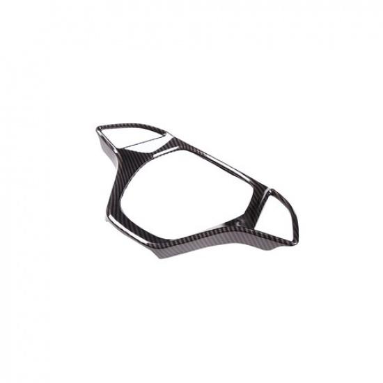 ABS Carbon Steering Wheel Frame Cover Accessories Trim For Corvette C7 2014-