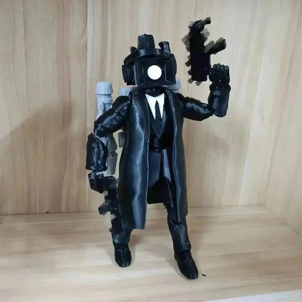 Skibidi Toilet Giocattolo Articolato 3D Skibidi Toilet Manichino 13 Drillman Figura Drill Man Figura Articolata Skibidi Toilet Giocattolo TV Man