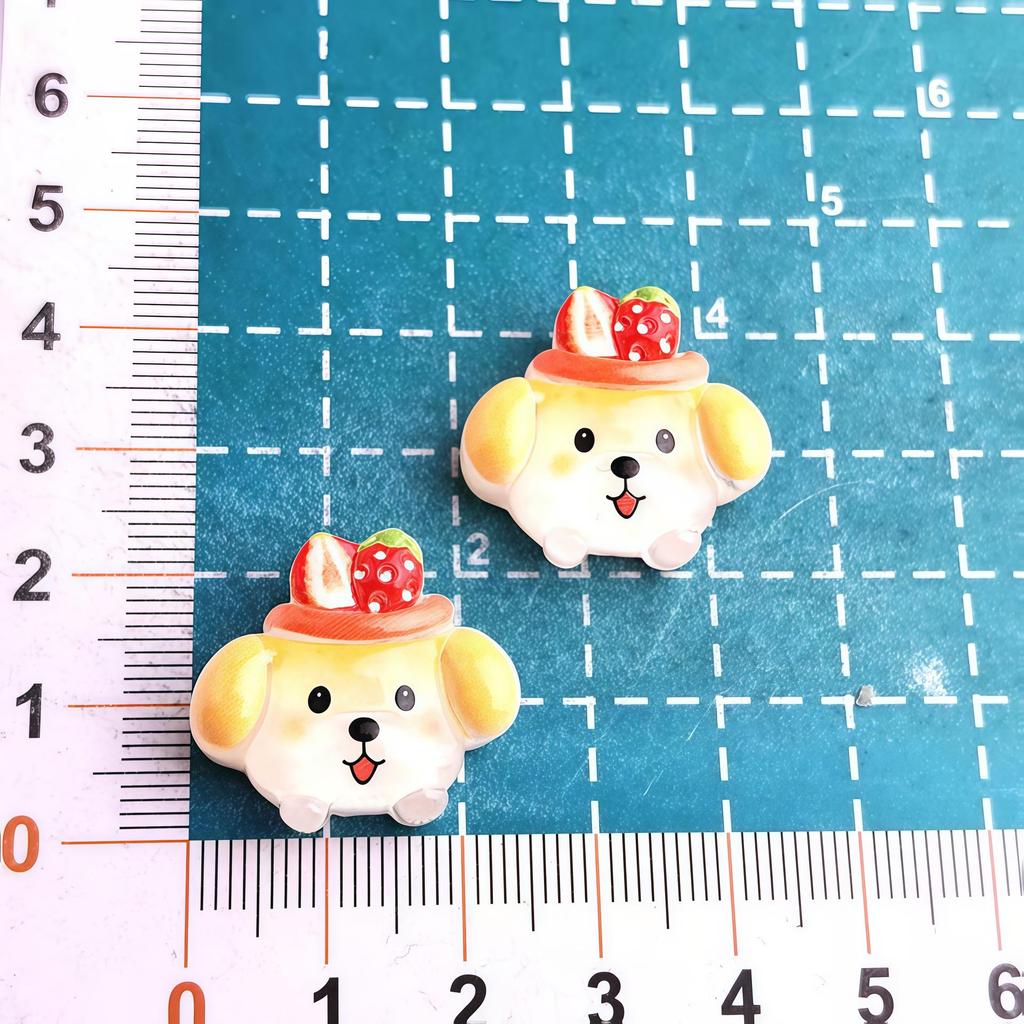 DIY Candy Toy Resin Accessories: Cartoon Puppy, Panda, Cat Cream Glue for Phone Cases.