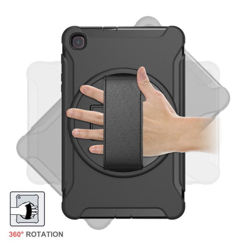 Galaxy Tab A 8.4 2020 T307 Protective Case With Rotating Handheld Stand Shockproof TPUPC Back Cover In Multiple Colors