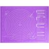 1Pc Silicone Kneading Mat Non Slip with Measuring Tool Food Grade Baking Pad Easy Clean Reusable Rolling Dough Kitchen Tool