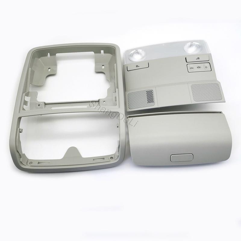 1PC Fit for Golf 5 golf 6 for Passat B6 2006 2007 2008 2009 Gray Car Interior Dome Reading light Roof Ceiling Lamp Glasses Case