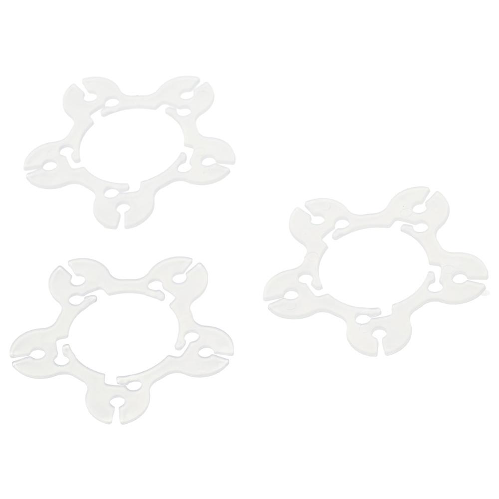 100 Pcs Flower Shape Balloon Arch Bracket Buckle White Balloon Flower Clip  Birthday Wedding