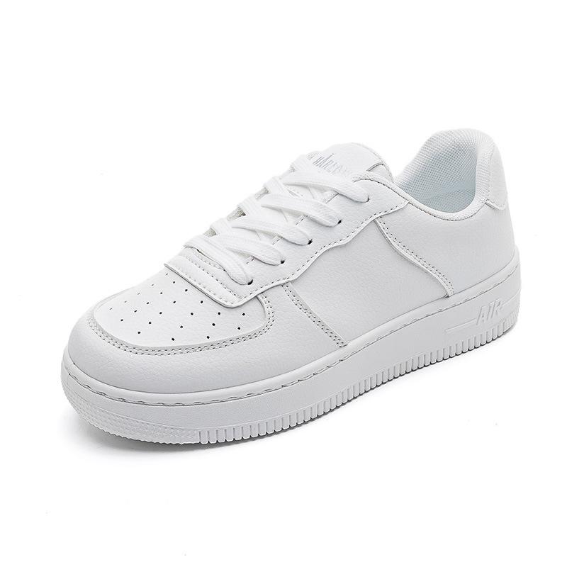 

Платформенные белые туфли новая повседневная обувь на плоской подошве детские модные универсальные студенческие кеды 44 (male) белый