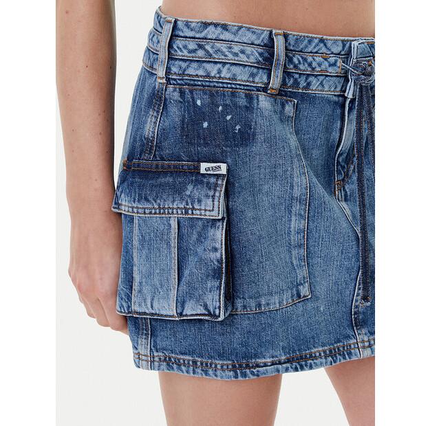 Юбка джинсовая Guess W5YD0L D5R01
