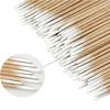 100pcs 7cm Microblading Cotton Swabs Pointed Tip, Wood Stick Applicator, Tattoo P, Makeup Cosmetic Applicator Sticks Nails