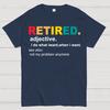 Definition von Rentner, Lustiges Rentner Klassiker Unisex 100% Baumwolle Sommer Lässig Kühl Locker T-Shirt