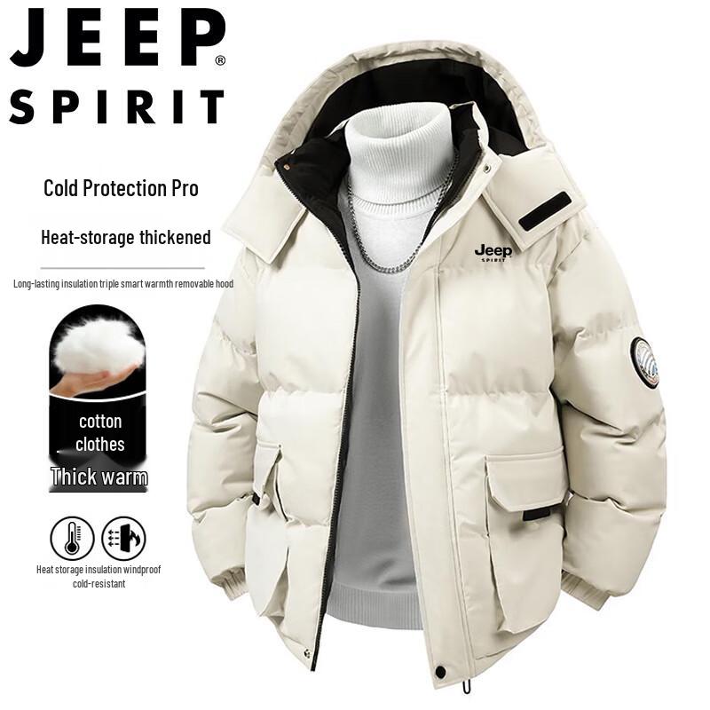 JEEP SPIRIT Men's Outdoor Winter Padded Jacket