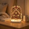 Durable Acrylic Decor Christmas Pearl Light Ornaments for Holiday Home Decor LED Decorative Unique Lamp with Soft Glow Bedroom Bookshelf And
