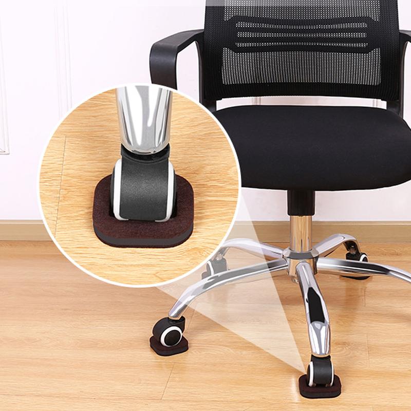 Buy 5Pcs Office Chair Wheel Stopper Furniture Caster Cups Hardwood