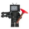 Skibidi Toilette TV-Mann Lautsprechermann Kamera-Mann Bauklötze Set, Actionfigur Modell, Kreative Bausteine, Geschenk für Jungen Kinder
