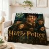 Harry Potter'S Magical World Theme Printed Blanket Breathable Fleece Blanket For Bedroom Sofa Nap Home Party Decor Memorial Gift